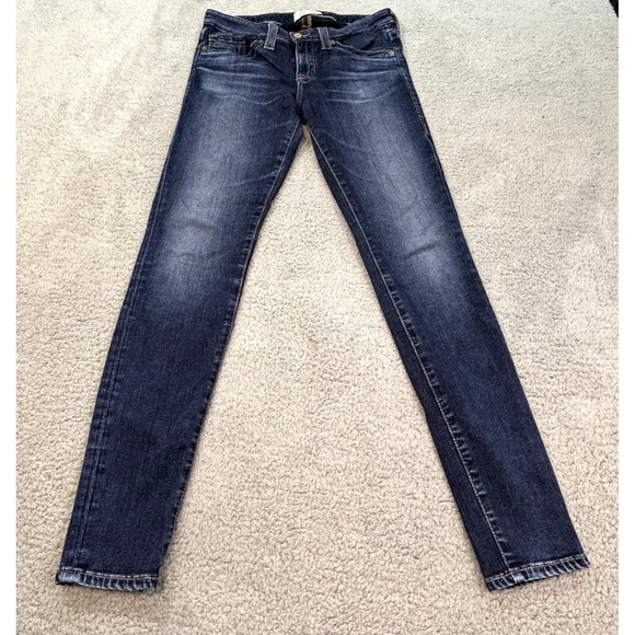Big Star Denim - Big Star 1974 Alex Skinny Jeans 29 Women Blue Dark Wash Low Rise Denim